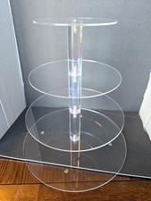 Clear acrylic tier for sale  Aldrich