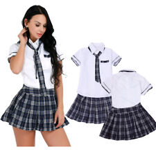 Fantasia de Halloween feminina impertinente uniforme escolar estudante fantasia saia tops, usado comprar usado  Enviando para Brazil