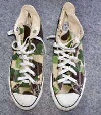 Tênis Vintage Converse All Star Hi Top Camuflagem Anos 80 Tamanho EUA 9.5 Masculino comprar usado  Enviando para Brazil