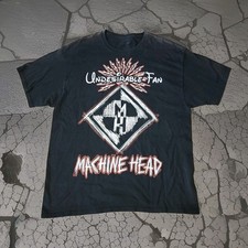 Camiseta Vintage Anos 2000 Cabeça de Máquina "Fã Indesejável" - Masculina Extra Grande - Camiseta Rara , usado comprar usado  Enviando para Brazil
