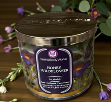 Bath & Body Works Three Knot Candle Słodki miód Dziki kwiat Gruszka Dzikie kwiaty Prezent na sprzedaż  Wysyłka do Poland