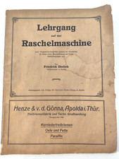Lehrgang raschelmaschine fried gebraucht kaufen  Grünhainichen