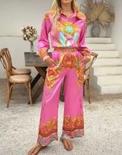 Satin shirt trouser for sale  GLASGOW