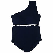 Conjunto de biquíni feminino cintura alta recortada acabamento flutuante um ombro 2 peças, usado comprar usado Conjunto de biquíni feminino cintura alta recortada acabamento flutuante um ombro 2 peças, usado comprar usado  Enviando para Brazil