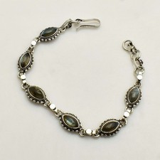 Pulseira de pedra preciosa labradorita feita à mão 24 gms presente para mulheres AB 2603 comprar usado  Enviando para Brazil