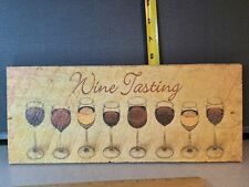 Wine tasting sign for sale  Etters