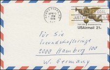 Cartolina usairmail angel usato  Spedire a Italy