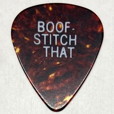 IRON MAIDEN Boof Stitch That DAVE MURRAY palheta de guitarra concha de tartaruga estampa branca comprar usado  Enviando para Brazil