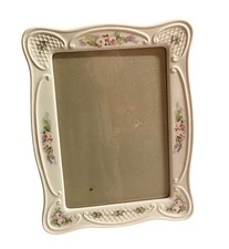 Moldura floral de cerâmica rosa roxo verde flores 3D 6,5 x 9,5 dentro comprar usado  Enviando para Brazil