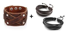 Lot bracelets cuir d'occasion  Retournac