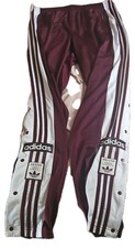 Burgundy adidas poppers for sale  PLYMOUTH