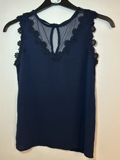 Ladies navy vest for sale  DERBY