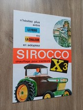 PROSPECTUS TRACTEUR CABINE SIROCCO X3 TRAKTOR PROSPEKT BROCHURE  comprar usado  Enviando para Brazil