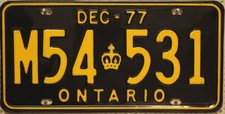 Kanada nummernschild ntario gebraucht kaufen  Euskirchen