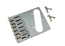 Genuíno Fender Squier Tele 4 Parafusos CORDA ATRAVÉS DO CORPO PONTE Cromado Telecaster comprar usado Genuíno Fender Squier Tele 4 Parafusos CORDA ATRAVÉS DO CORPO PONTE Cromado Telecaster comprar usado  Enviando para Brazil