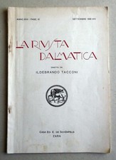 Rivista dalmatica zara usato  Roma