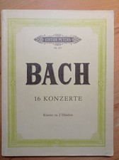 Bach konzerte klavier gebraucht kaufen  Kleve