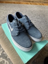 Nike SB Zoom Stefan Janoski azul/prata camurça metálica *NOVO* comprar usado  Enviando para Brazil