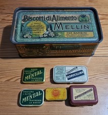 Scatole latta mellin usato Scatole latta mellin usato  Erba