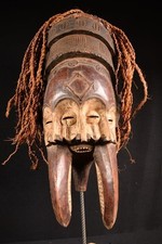 Antique chokwe masks d'occasion  Expédié en Belgium