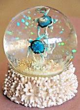 Base de pérola falsa tartarugas gêmeas - bola de água - globo marinho de vidro. – Ornamento – 65 mms. comprar usado  Enviando para Brazil