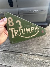 triumph motorcycle sign for sale  SOUTHAMPTON