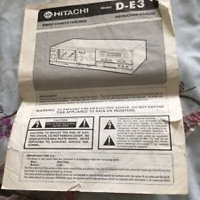 Hitachi series stereo for sale  SALFORD