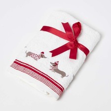 Dachshund christmas towel for sale  CRADLEY HEATH