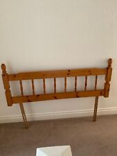 Antique pine headboard for sale  REDCAR
