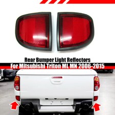 Par de refletores de lâmpada de para-choque barra para Mitsubishi Triton ML MN 2006-2015, usado comprar usado  Enviando para Brazil