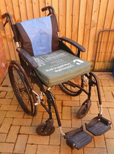 Folding adults wheelchair for sale  BEDFORD