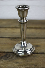 Silver weighted candlestick for sale  WIGSTON