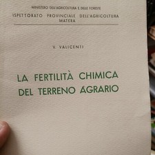 Fertilità chimica del usato  Matera