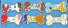 Conjunto completo de pinos escondidos do Mickey Disney Dog Bones 2017 comprar usado  Enviando para Brazil
