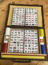 Mahjong spiel kunstleder gebraucht kaufen  Berlin