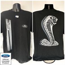 Camiseta Ford Mustang - Preta com Logotipo Shelby Cobra Cobra / Emblema - Licenciada, usado comprar usado  Enviando para Brazil
