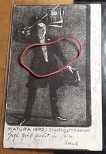 I. Gimnazjum Państwowe - Matura 1902 - Śpiewnictwo Gothia Graz ? / kartka studencka na sprzedaż  Wysyłka do Poland