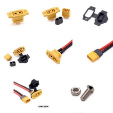 Conector plugue fêmea XT60E XT60E-F - XT60H plugue bala macho com fio 12AWG 20cm, usado comprar usado  Enviando para Brazil