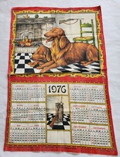 Torchon calendrier 1976 d'occasion  Doulevant-le-Château