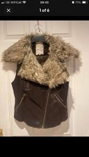 Soft leather sleeveless for sale  DARLINGTON