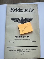 Reichskarte großblatt nordhau gebraucht kaufen  Tarp