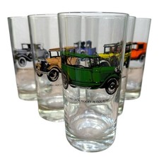 Seis copos Highball vintage, decalques de veículos Ford antigos 1928, 29 e 30, usado comprar usado  Enviando para Brazil