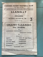 Swansea llanelli 1960 for sale  WARWICK
