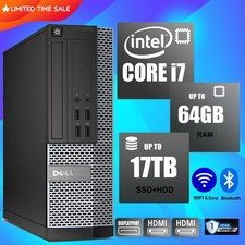 Computador desktop Dell PC i7, até 64GB de RAM 17TB SSD HDD, Windows 10/11, WiFi comprar usado Computador desktop Dell PC i7, até 64GB de RAM 17TB SSD HDD, Windows 10/11, WiFi comprar usado  Enviando para Brazil