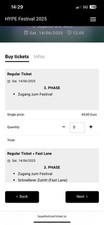 Hype festival ticket gebraucht kaufen  Kaiserslautern