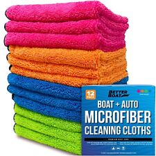 Pacote com 12 kit de pano de microfibra para barco e pano de limpeza automático de microfibra, usado comprar usado  Enviando para Brazil