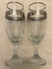 Champagne flutes silver for sale  STAFFORD