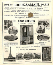 Ascenseurs edoux samain d'occasion  Les Bordes
