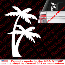 Usado, Adesivo de palmeira vinil decalque ilha tropical praia oceano parede janela de carro AF100 comprar usado  Enviando para Brazil