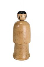Usado, Vintage Nanbu Kokeshi. Boneca tradicional japonesa de madeira assinada (7" 18cm de altura) comprar usado  Enviando para Brazil
